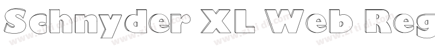 Schnyder XL Web Regu字体转换